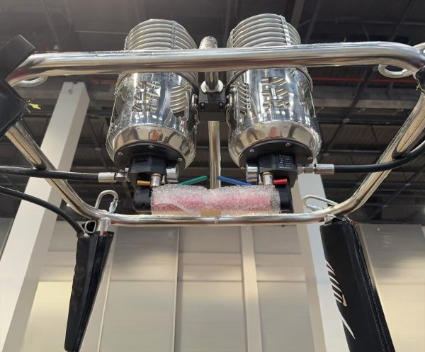 Two‑nozzle burner